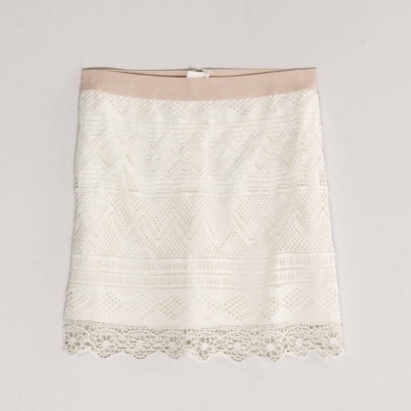 American Eagle AEO Crochet Zip Back Mini Skirt 0 - Picture 2 of 6